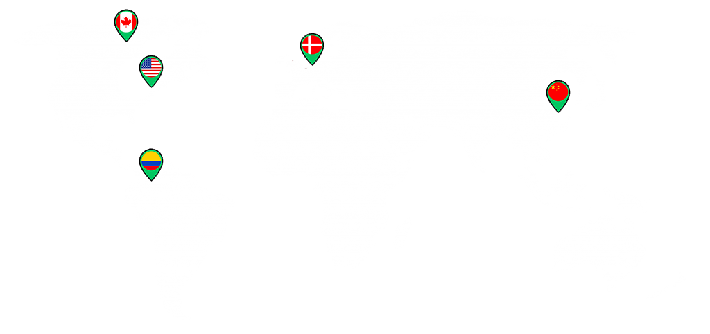 world map showing locations used by Zoomsim.io